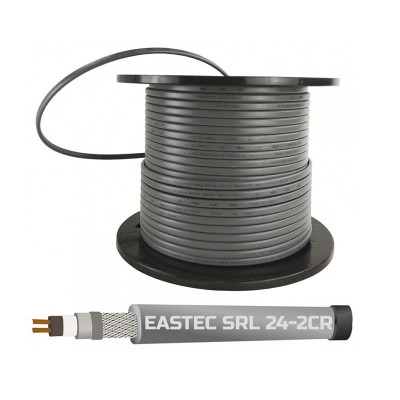 EASTEC SRL 24-2 CR, M=24W, саморегулирующийся греющий кабель в оплетке (Ю.Корея)