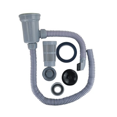 Сифон YOYO-1 (3,5") для нержавеющей мойки с переливом и фильтр-стаканом